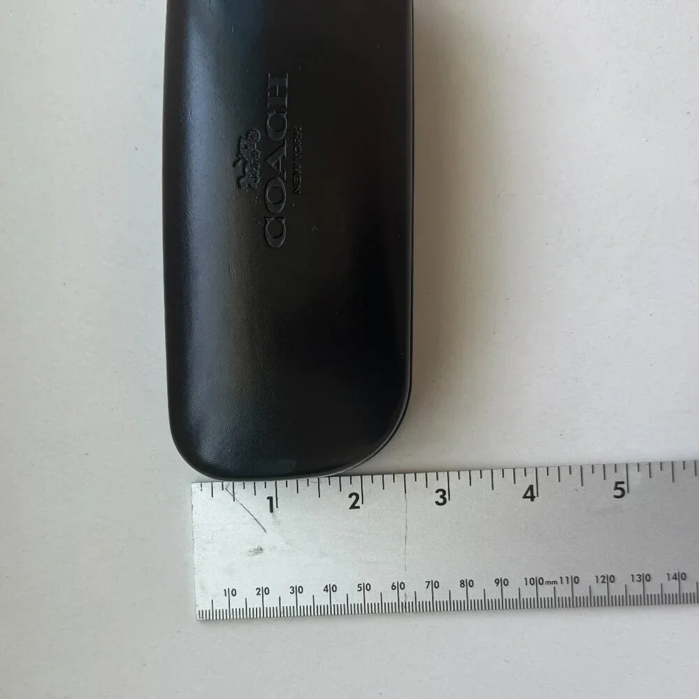 Coach Glasses Case Small Black